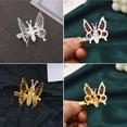 thumbnail image 6 of Osdhezcn 8x/set 3D Butterfly Hair Clip Hair Clamps Pins Gold Metal Moving Butterfly Hair Barrettes Styling Claw Clip for Women, 6 of 19