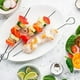 thumbnail image 3 of 20 brochetas de acero inoxidable para barbacoa (plateadas), 3 of 7