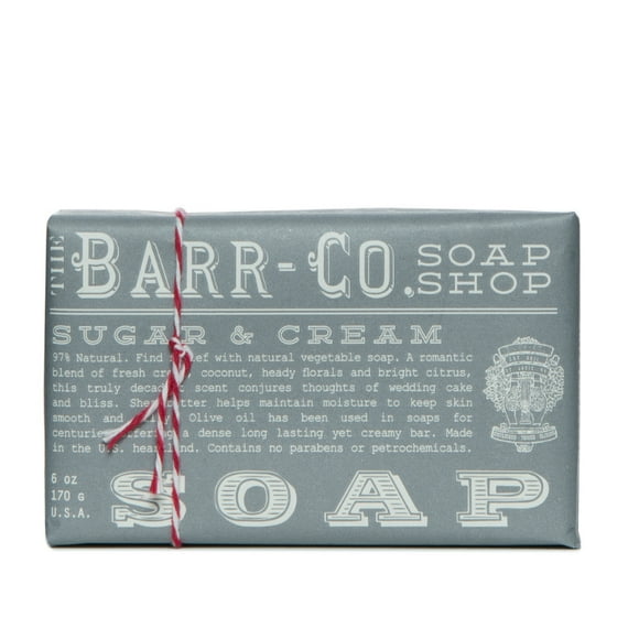 Barr Co Sugar & Cream Triple Milled Bar Soap 6oz