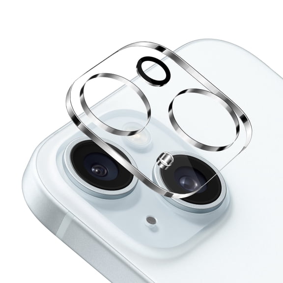 XPM for Apple iPhone 15 Plus Camera Lens Protector HD Clear Back Camera Protector Tempered Glass, Case Friendly, Ultra-Thin, Easy Installation Cover for iPhone 15 Plus (Clear)