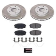 thumbnail image 2 of PowerStop Front Semi-Coated Rotor and Low-Dust Ceramic Brake Pad Kit SC8007, 2 of 3