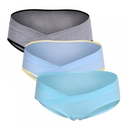 

Baywell Women s Pregnancy Panties Low Waist Abdominal Maternity Plus Size Pregnant Shorts Underwear E 154-170.5lbs