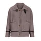 thumbnail image 5 of Abrigo y chaquetas informales sin capucha de manga larga para mujer, con bolsillos y botones, de invierno, holgado, versátil y cálido., 5 of 7