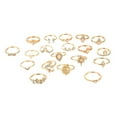 thumbnail image 1 of Jewelry On Clearance Joint Set Of 19 Retro Hollow Star Shape Drop Set Combination Silver, 1 of 9