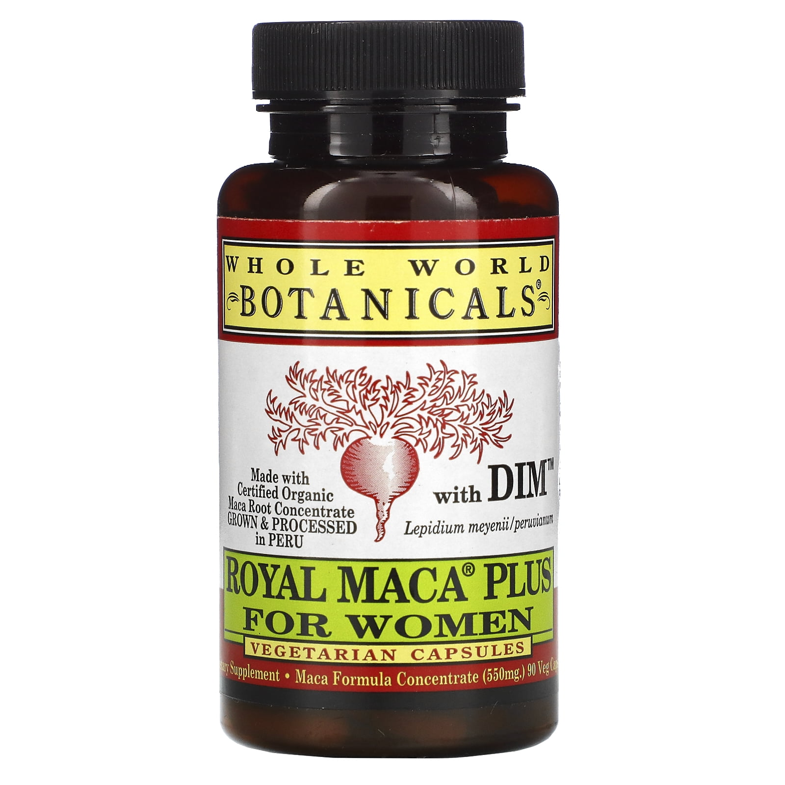 Royal Maca® Plus with DIM for Women, Vegetarian Capsules, 500mg (90 ct.)