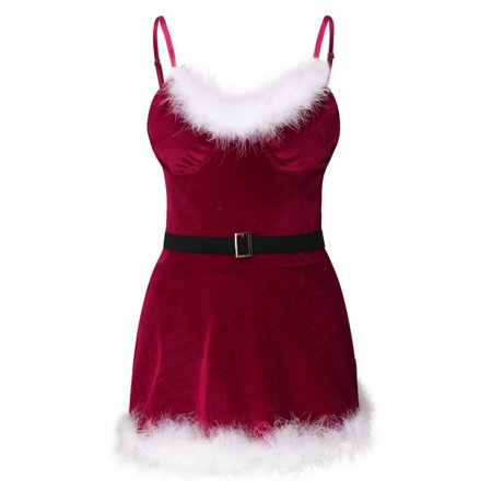 

Plush One-piece Erotic Lingerie Fashionable and Attractive Suitable For Bridal Lingerie Honeymoon Red S