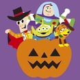 thumbnail image 2 of Girl's Toy Story Halloween Toy Treats  Graphic Tee Purple Berry Small, 2 of 4