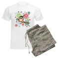thumbnail image 6 of CafePress - Christmas Owl Men's Light Pajamas - Men's Light Loose Fit Cotton Pajama Set, 6 of 7