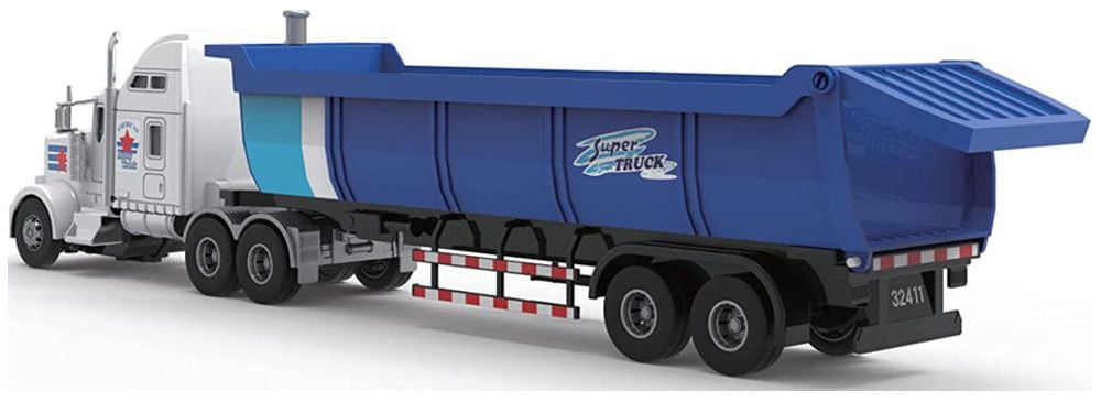 Big Daddy Big Rig Heavy Duty Tractor Trailer Transport Series Dump Truck Tractor Trailer Long Haul Dump Truck Play Vehicles - Walmart.com