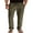 05-Brown, variant on Men's Cotton Linen Pants Elastic Waist Drawstring Casual Trouser Lightweight Straight-Legs Loose Beach Yoga Pants Brown-US 38