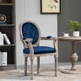 thumbnail image 2 of HOMCOM Vintage Dining Chair, French Chic Side Chair with Soft Upholstery, 2 of 10