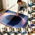 thumbnail image 4 of 3D Hole Rug Explosion Optical Prank Carpet for Living Room and Bedroom - Funny 3D Design Durable Polyester Fiber Rug, 4 of 9