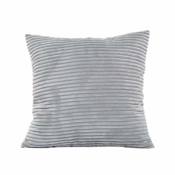 Funda de almohada de pana sólida para coche, funda de cojín con forma cuadrada, funda de cojín, funda de almohada para coche, sofá cama, dibujo, decoración para sala de estar Kearding JJ15685-02