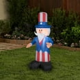 thumbnail image 2 of 4 ft. Inflatable Uncle Sam, 2 of 2