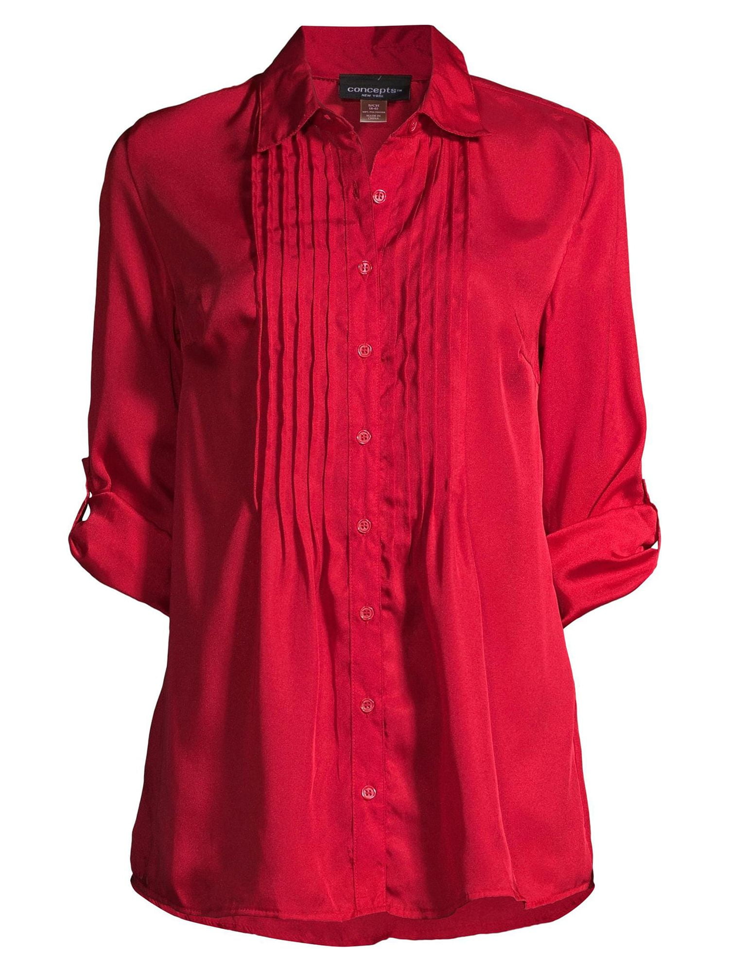 White Stag Long Sleeve Blouse Relaxed Fit Top (Women's), 1