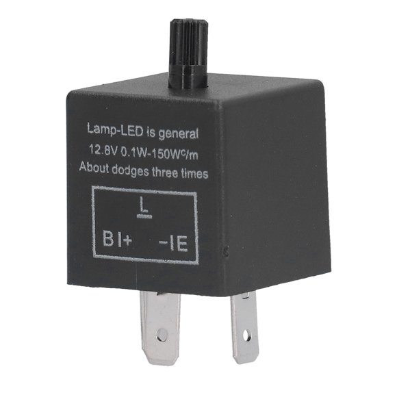 Relé Intermitente, Relé Intermitente Electrónico De Ahorro De Energía Plug And Play Frecuencia Ajustable Portátil Para Luz De Señal De Giro Para Equipo Antiparpadeo