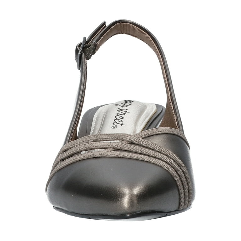 Free Shipping! Easy Street Shani Slingback Pumps Low Block Heel