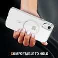 thumbnail image 4 of Decase Magnetic Case for iPhone XR,Compatible with Mag-safe,Military-Grade Protection,Slim Stylish Non-Yellowing Shockproof Case for iPhone XR,Clear Anti-Scratch Back Cover,Clear, 4 of 8