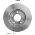 thumbnail image 2 of Bendix Premium Brake Rotor - PRT5064FC, 2 of 3