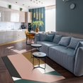 thumbnail image 4 of Triangle Square Art Large Area Rugs, Geometric Runner Rugs, Non-Slip Floor Throw Mat, Rectangle Carpet for Living Room, Bedroom, Hallway Front Entrance, Kitchen, Dining, 4' x 6', 4 of 7