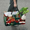 thumbnail image 7 of Christmas Large Capacity Reusable Foldable Oxford Cloth Storage Bin: Laundry Bag, Picnic Baskets, and Shopping Bag, 7 of 7