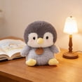 thumbnail image 5 of Penguin Plush Desktop Figurine Soft Stuffed Animal Ornament Cozy Cushion Decor for Office Desk Bedroom, 5 of 7