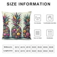 thumbnail image 5 of GOSMITH Decorative Throw Pillow Covers Pineapple Pillow Cases Cushion Cover Pillowcase for Couch Bed Sofa Patio Car, 5 of 5