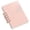 Pink, variant on Dusknt Discbound Pocket NoteBo0k, Removable Loose Leaf Notepad, Portable Memo Journal for Sch00l Work Daily Notes, 10*7,