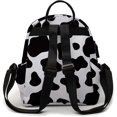 thumbnail image 4 of Mini mochila Loomiloo, pequeña bolsa de maquillaje con estampado de celosía para niñas, regalo, organizador de poliéster impermeable para bolso., 4 of 5