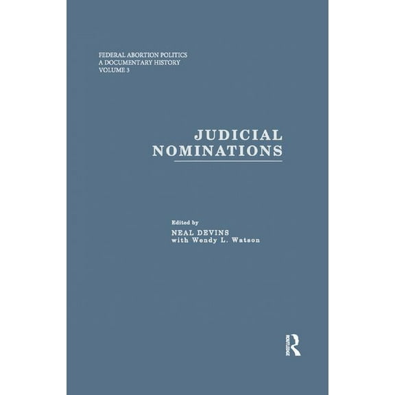 Judicial Nominations, (Paperback)