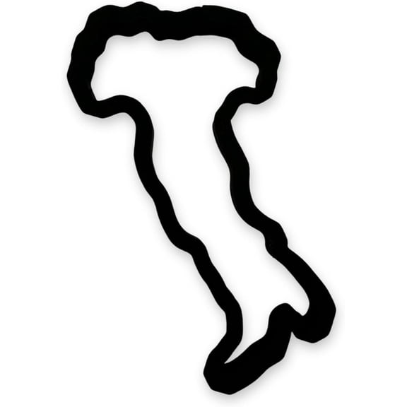 Italy Cookie Cutter with Easy Push Design (4 inch)