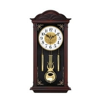 Retro Wall Clocks Grandfather Wall Clock (without Chime) Silent Pendulum Wall Clock Retro Quartz Decorative Wall Clock Pendulum Traditional Clock, 60cm high Birthday Gift Clock