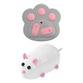 thumbnail image 2 of Juguete interactivo para gatos, ratones de peluche con control remoto, juguetes para mascotas, con rueda para correr, juguetes para gatos y rat Blanco Yinane Juguetes para gatos, 2 of 8