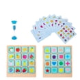 thumbnail image 1 of Fiudx Ofertas flash Artículos en oferta Juego de mesa de rompecabezas para niños, juguetes educativos de madera para bebés Brainpower, 1 of 1