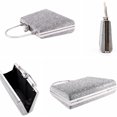 thumbnail image 6 of PIKADINGNIS Women Evening Handbag Top Handle Wedding Clutch Purse Bag Crossbody Tote Shoulder Handbags Cocktail Prom Frosted, 6 of 6