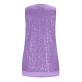 thumbnail image 5 of Womens Summer Sequin Tops Scoop Neck Sparkle Shimmer Tanks Top Dressy Glitter Party Sleeveless Shirts Blouses, 5 of 6