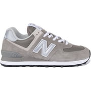 New Balance WL574EVG: Womens 574 V2 Essential Sneaker, GREY/WHITE