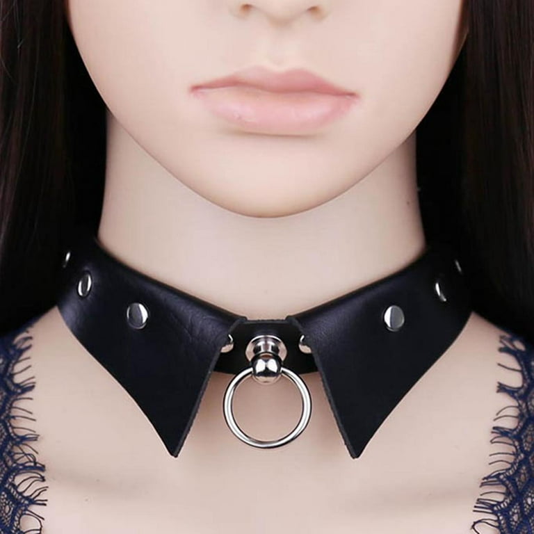Leather chokers store for women