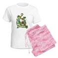 thumbnail image 6 of CafePress - Celtic Dragon 2 Women's Light Pajamas - Women's Short Sleeve Print T-Shirt and Pants Light Cotton Pajama Set, 6 of 7