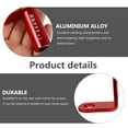 thumbnail image 6 of Red Motorcycle Extension Rod for Rearview Mirror Mount Bracket Hooks with Durable Aluminium Alloy, 6 of 6