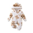 thumbnail image 2 of Gubotare Baby Girl Outerwear Toddler Snowsuit Baby Winter Clothes Boy Infant Girl Snow Wear 0 3 Months (White,0-3 Months), 2 of 2