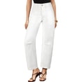 thumbnail image 3 of DOKOTOO Women's Barrel Jeans Baggy High Waisted Vintage Y2K Boyfriend Jeans Loose Ankle Denim Stretch Pants with Big Pockets, 3 of 9