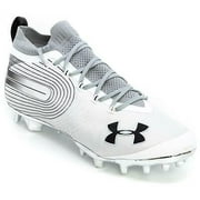 Under Armour Men's Spotlight SF MC Football Shoe, White, 13 D(M) US