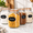 Square, variant on Large Square 4200ml Glass Canning Jars with Airtight Lids and Measuring Markings