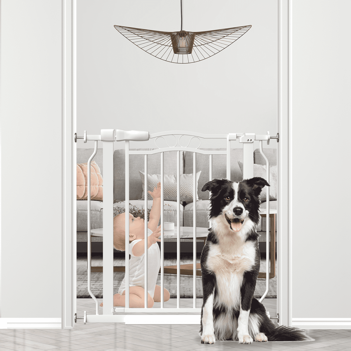 Free Shipping! Regalo Plastic Baby Gate and Play Yard with Door,