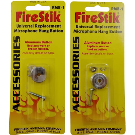 Lot of 2 Firestik RMB-1 Universal Replacement CB Radio Microphone Hanging Button