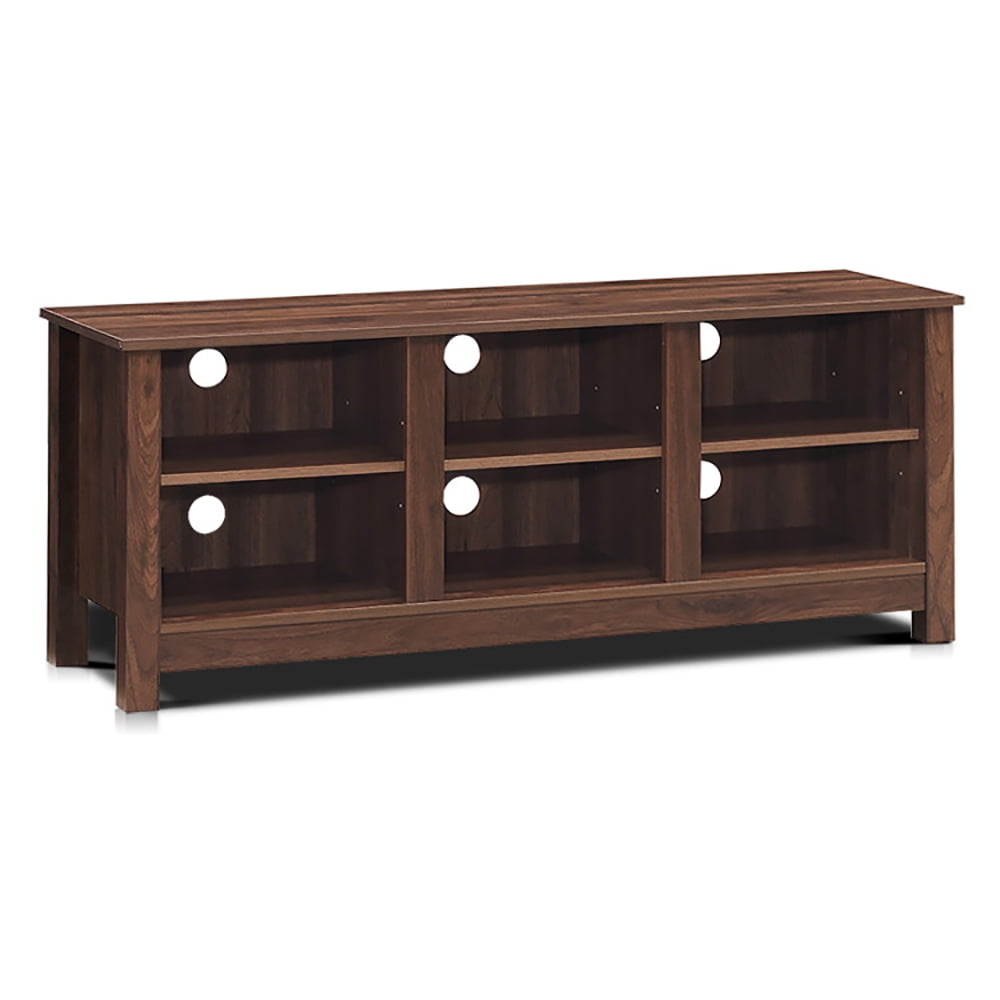 Finihen TV Stand, TV Cabinet, 60 Inch Entertainment TV Stand Cabinet, Media Entertainment Center with Storage, for Living Room, Bedroom, Brown