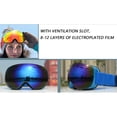 thumbnail image 2 of Gafas de esquí Antivaho Snowboard Protección UV Gafas deportivas (lente verde), 2 of 7
