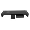 thumbnail image 4 of Monitor Stand Strong Charging 3 Usb Ports 2 Charging Ports Multifunctional Monitor Riser With Drawer Black, 4 of 5