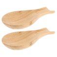 thumbnail image 1 of Shisuyan Ladle Holder Wooden 2Set 7.1X3.5X0.8In, 1 of 8